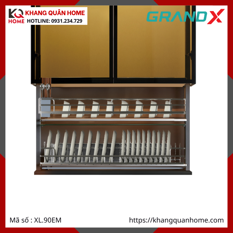 GIÁ BÁT NÂNG HẠ ĐIỆN GRANDX NAN OVAL 900MM XL.90EM