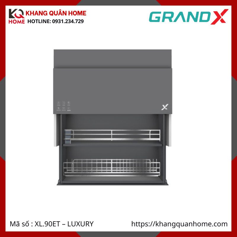 GIÁ BÁT ĐĨA NÂNG HẠ ĐIỆN THÔNG MINH TITANIUM XL.90ET – LUXURY