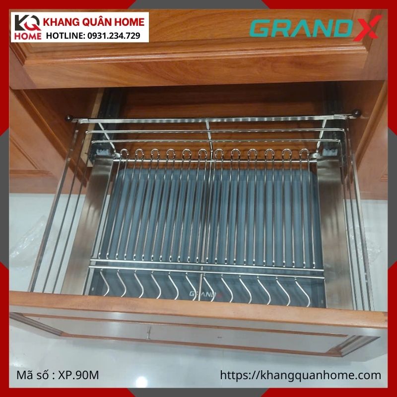 GIÁ XOONG NỒI GRANDX 900MM NAN OVAL XP.90M